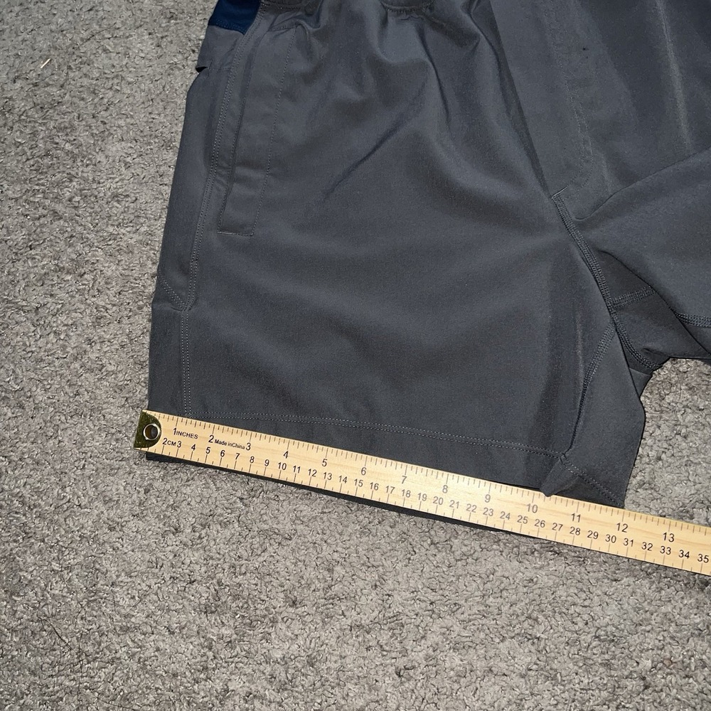 Birddogs Mens Shorts Large Gray Athletic Shorts Lined Drawstring Performance - Picture 6 of 7